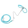 Tnfeeon Pet Hamster Training , Mouse Mice Stripe Vest Harness Rope Walking with Finder Bell (blauw)
