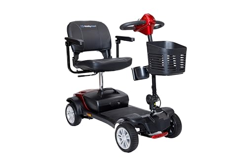 MobilityAhead MasterRide Adult Scooter – Mobility Scooters for Adults – 300W Motorized Scooter Heavy-Duty 4 Wheel Mobility Scooters – Upgraded Battery Range – Comfortable and Foldable Design