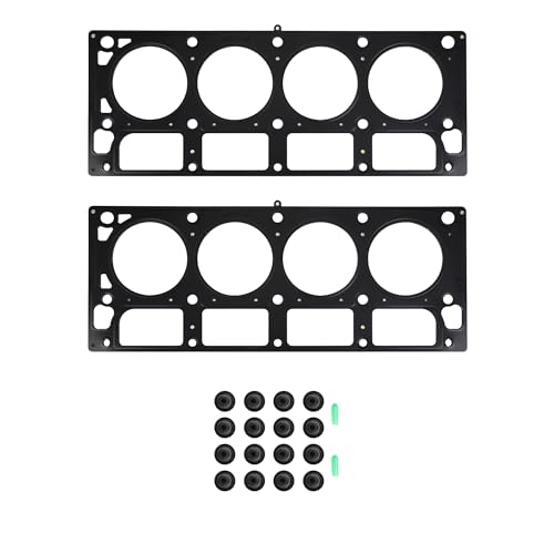 Image of KAX Engine Cylinder Head Gasket Set Compatible with Chevy Silverado Suburban 1500 Tahoe Avalanche Express, GMC Sierra Yukon XL 1500 Savana, Hummer H3 4.8L 5.3L, Head Gasket Kit, OE# HS26191PT
