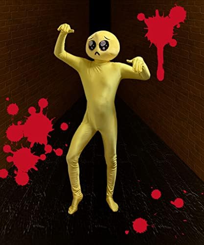 [milky time] ぴえん コスプレ ハロウィン 仮装 全身タイツ 被り物 おもしろ グッズ 詳細画像2