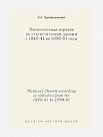 National Church according to statistics from the 1840-41 to 1890-91 5519420394 Book Cover