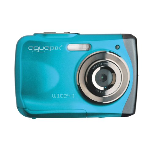 EasyPix W1024 Splash Digitalkamera, wasserdicht 3m, CMOS 10MP, 2,4 'LCD, blau