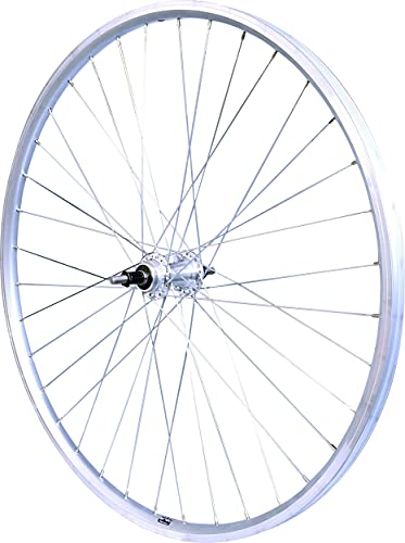 Roue arrière Mach1 ER-10 Velox 28" argent 36 rayons avec moyeu Miche Magnum