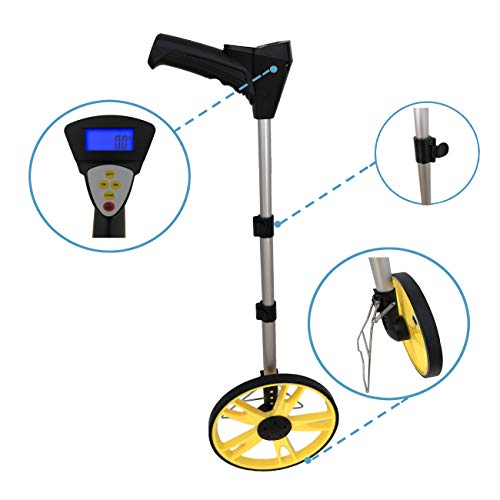 Digital Distance Measuring Wheel, Distance Measuring Wheel Tape With Digital Lcd Display Measuring Tools For Surveyor Builders Workers #TOP1