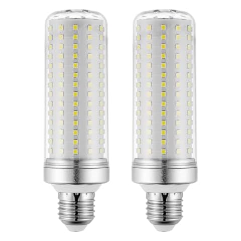 RAYHOO 18W LED Light Bulbs Incandescent 120-180 Watts Equivalent, E26/E27 Base, 2800Lumens Ultra Bright, Non-Dimmable,Pack of 2 (3000K Warm White) Cover