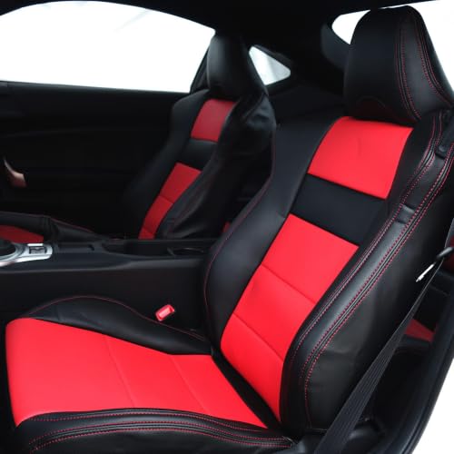 Amazon | オートウェア 86/BRZ6系専用 シートカバー/ブラック+赤色