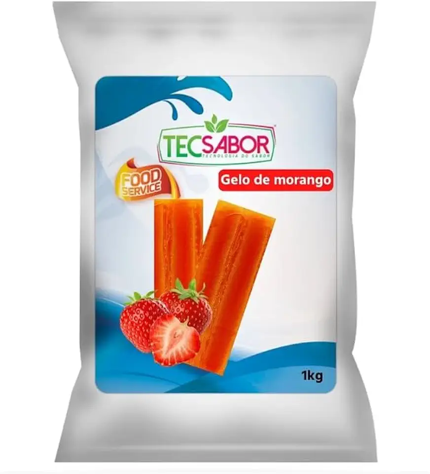 Gelo Sabor Morango 1Kg TecSabor