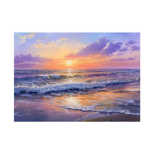 Toile non tissee art tableaux decoration murale salon moderne paysage marin 50x70