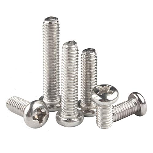 YOFASEN Cage Nuts - M3 Cross Head Screws Machine Screws Fastener Repair Tools Kit, M3*45 20pcs