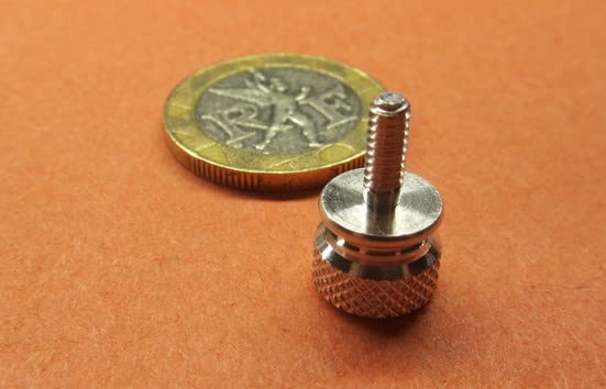6061 Aluminum Flared Collar Knurled Head Thumb Screws FT 4-40 x .312" Length 5 Pcs