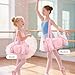 Personalized Initial Dance Bag for Girls, Small Lace Gym Sport Yoga Cheer Dance Bags Gift for Teen Girls, Cute Letter Kids Ballet Bag Zipper Toddler Travel Duffel Tote with Adjustable Straps(Pink-I)