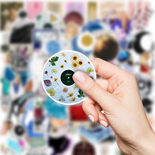 100 Pcs Singer Albums Stickers, Music Waterproof Vinyl Sticker For Water Bottles, Laptops, Skateboards, Guitars, Gifts For Teens, Music Fans, Adults #TOP4