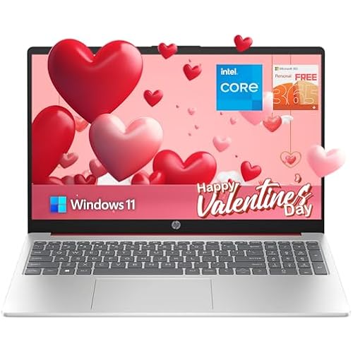 hp 15.6" Anti-Glare HD Laptop, Intel Quad-core Processor, 16GB RAM, 128GB SSD+ 128GB JVQ USB Storage, Office 365 1-Year, Up to 11 hrs Long Battery, Win11 S, Scarlet Red