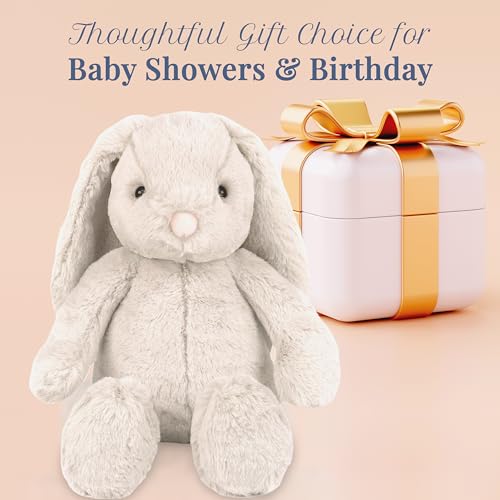 MON AMI Sterling Bunny 13-Inch Stuffed Rabbit, Soft Bunny Plush Toy Gift by MON AMI - Used condition - Image 6