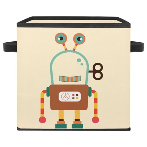 Boîte de rangement robot rétro pliable pour placards désordonnés de chambre à coucher - 2