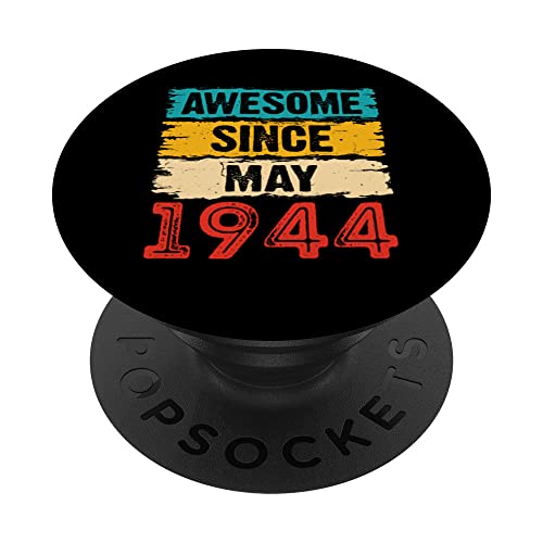 Regalos de 79 años impresionantes desde mayo de 1944 PopSockets PopGrip Intercambiable