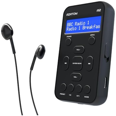 AZATOM A2 Portable DAB/DAB+ Digital Radio Cover