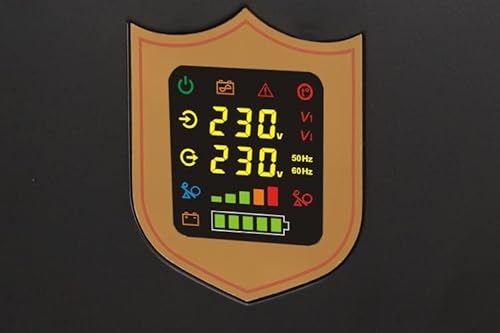 Notstromversorgung KEMOT PROsinus-500 URZ3408 Wechselrichter Reiner Sinus Ladefunktion 12V 230V 500VA/300W, schwarz