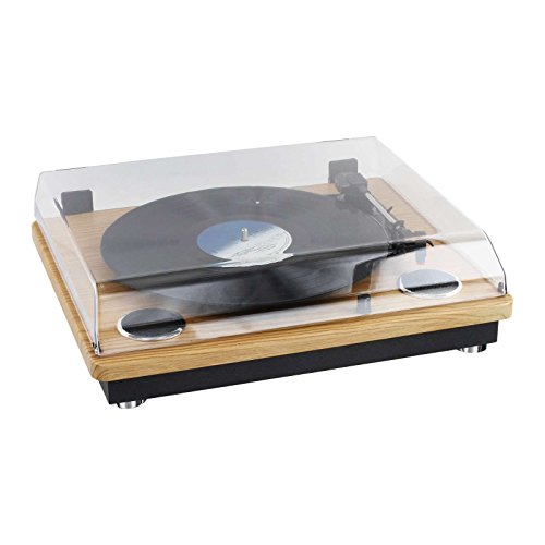 Clip Sonic Technology TES191 Tourne Disque Bluetooth Bois - Les Beatles, Paul McCartney, John Lennon, RIngo Starr, George Harrison Clip Sonic Technology TES191 Tourne Disque Bluetooth Bois – Image 3