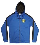 brasilien wm jacke Sweatjacke Brasilien Jacke Sweater Royal GO Brasil Trikot Look Zip Nation Fussball Sport (S)