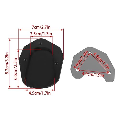 Extension béquille Triumph Tiger 660 stable sur sol meuble - 2