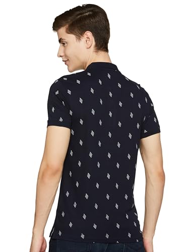 Image of United Colors of Benetton Men Cotton Solid Regular Fit Polo Shirt