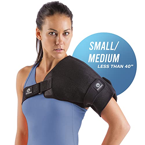 Activewrap - Shoulder Ice Pack Wrap With 2 Reusable Hot And Cold Packs And Compression Straps For Shoulder Pain, Shoulder Ice Pack Rotator Cuff Cold Therapy, For Heat And Ice Therapy, Small/Medium #TOP7
