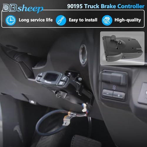 DBsheep 90195 P3 Electric Trailer Brake Controller Replacement Tekonsha 90195 Fits for Ford Gm Chevy Dodge Ram Toyota Jeep SUV Trucks,Universal Proportional Brake Controller - 1