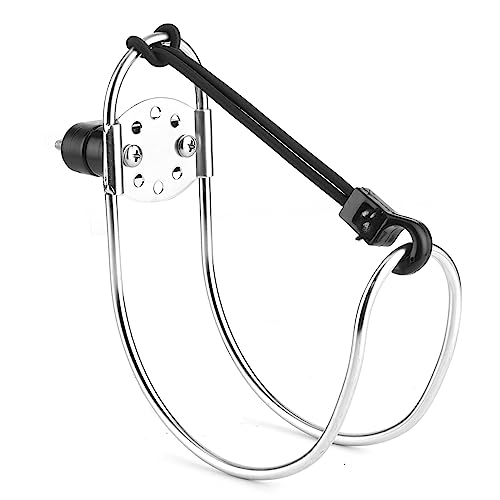 Edelstahl Rettungsringhalterung, 4.5in Hufeisen-Rettungsringhalter für Marine Boot Schiff Stabile Edelstahl Rettungsringe Ringhalterung für den Notfall beim Wassersport