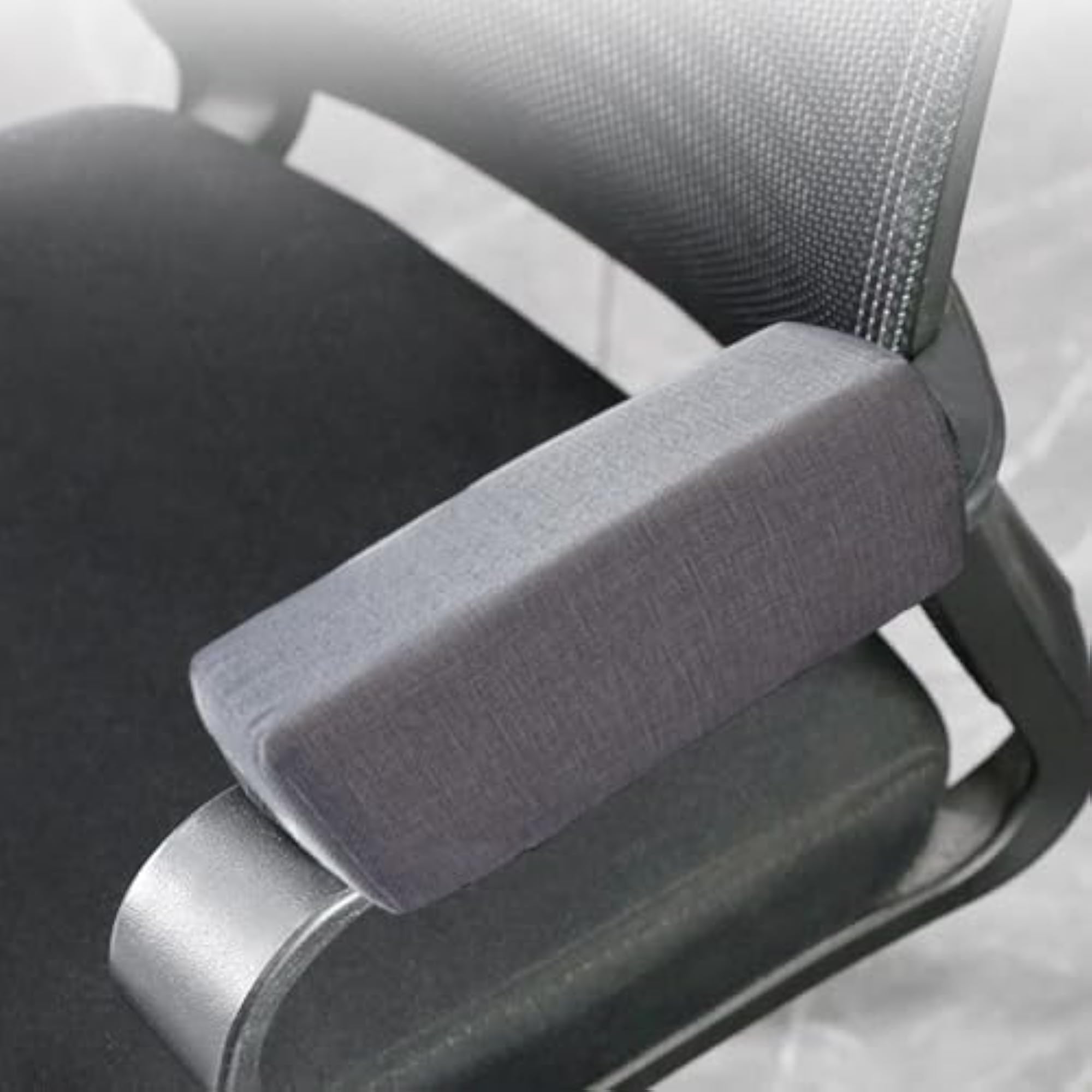 Chair Armrest Cushion, Ergonomic Sponge Pad, Light Gray