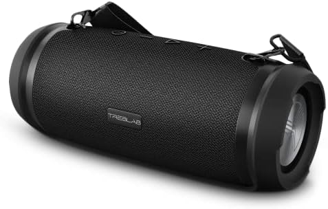 TREBLAB HD-Max - Big Loud Bluetooth Speaker - 50W, 20H Battery, Powerbank, TWS, IPX6 Waterproof | Loud Portable Speaker with Deep Bass | Wireless Outdoor Speakers w/Type-C Connector & Carrying Strap