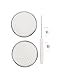 ABN RV Bug Vent Screen 2.8" x 1.2" Inch for Furnace Vents, 2-Pack with Installation Tool