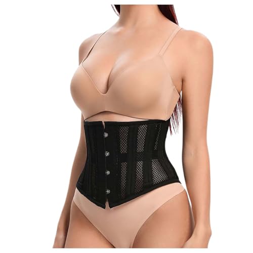 Sonnena Corsé de Cintura de Torso Súper Corto Moldeador de Abdomen Adelgazante Faja Reductora Corset Fajas Reductoras Cintura Formación Cincher Bustier para Mujer