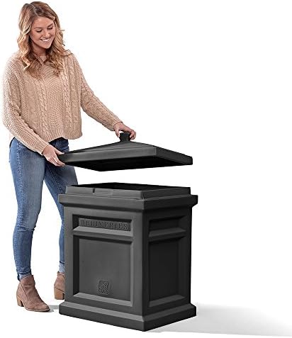 Step2 583199 Express Package Delivery Box, 31"H x 18"W x 23"D, Black