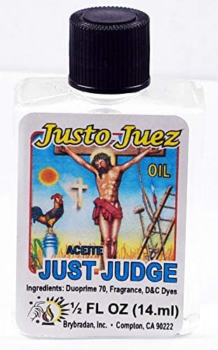 12 Pieces BRYBRADAN JUST Judge Oil/Justo JUEZ ACEITE 1/2 FL OZ 14.7ML
