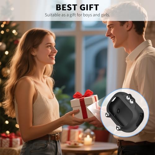 Image of for Anker Soundcore Select 4 Go Speaker Cartoon Cute Silicone Case Cover, Anti Scratch Shockproof Protective Skin Cover Compatible with Soundcore Select 4 Go Bluetooth Shower Speaker (Black)