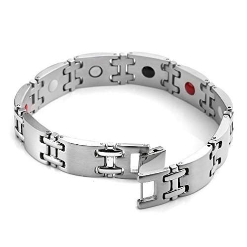 Magnetarmband für Herren aus Edelstahl von Zysta