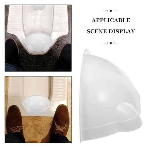 Deflector de orina para baños públicos con protector antisalpicaduras de inodoro turco 3