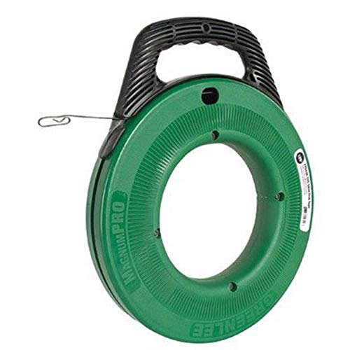 Greenlee Magnumpro Fts438-65 Fish Tape, 1/8 In W Blade, 65 Ft L Blade, Flat Profile, Steel #TOP12