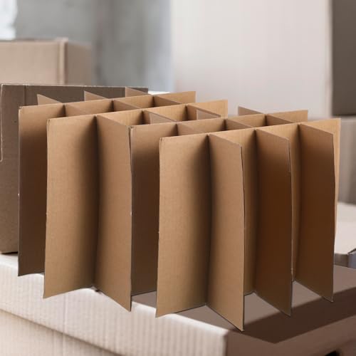 Alipis 5 Peças Divisórias De Vidro Caixa Móvel Divisórias Caixa De Transporte Divisor Inserções Caix