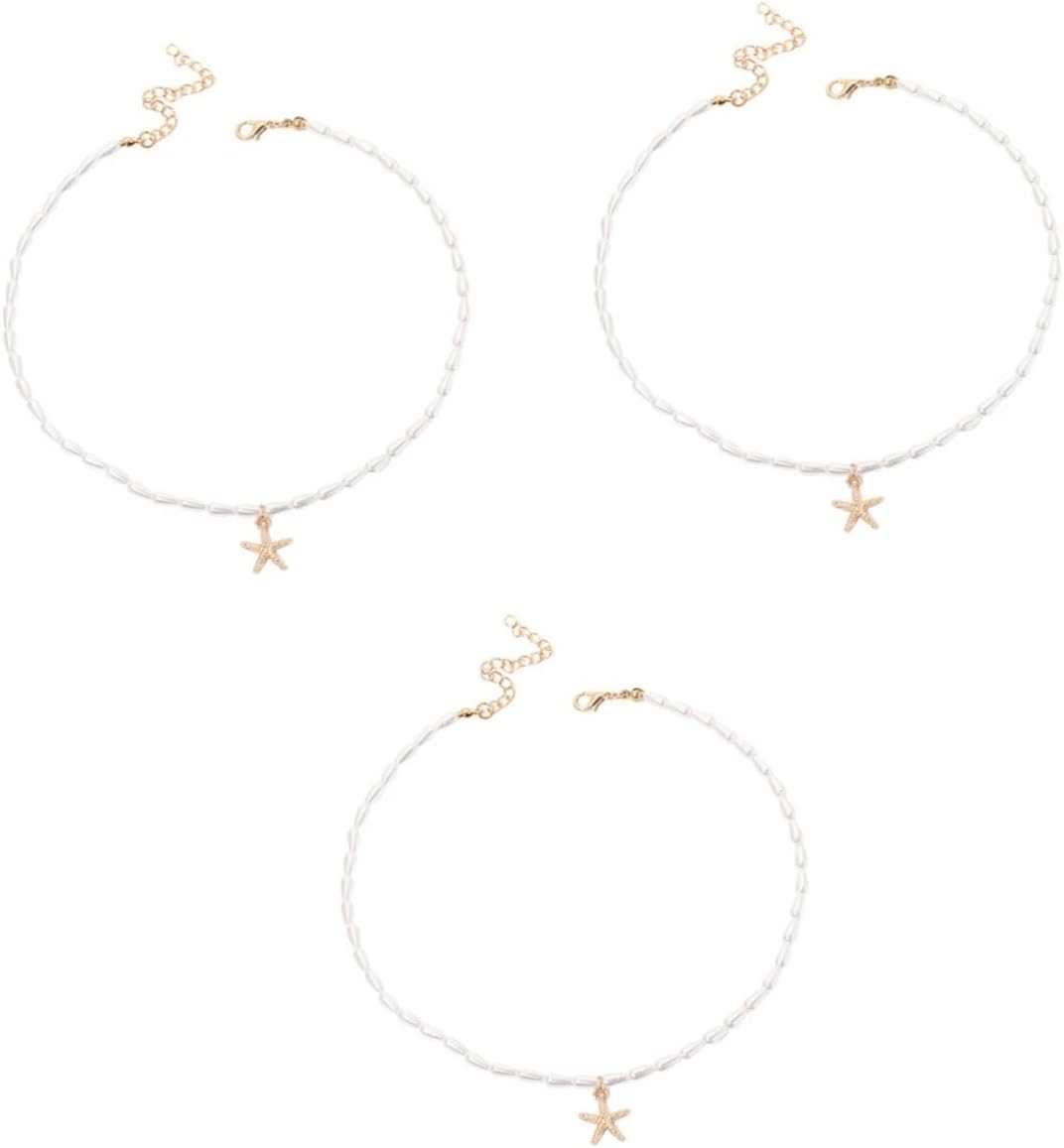 women's jewelry 2pcs Pearl Clavicle Chain Pendulum Collars Women Ladies Necklaces Bridal Necklace for Wedding Shape