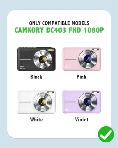 Funda de silicona para cámara digital CAMKORY DC403 miniatura 2