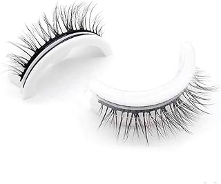 Kaylash Reusable Adhesive Eyelashes, Kayla Beauty Reusable Adhesive Eyelashes, Jesiibel Reusable 3d Self Adhesive Eyelashes, 3D Reusable Self Adhesive Eyelashes Natural Look (A)