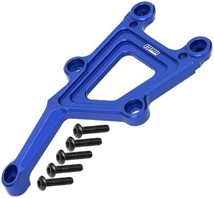 Placa superior delantera de aluminio para 110 Traxxas Ford GT 4-Tec 2.0 83056-44-Tec 3.0 93054-4 - Juego de 6 piezas Azul