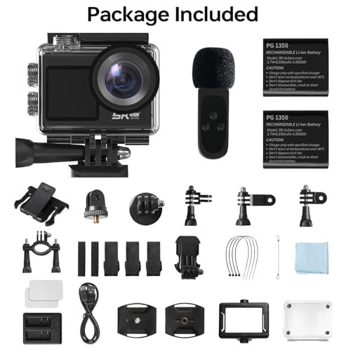 Hiicam GEAC4K-A2S1 Action Camera 5K 30Fps Underwater Camera Snorkeling 131Ft, Waterproof Camera thumb #8