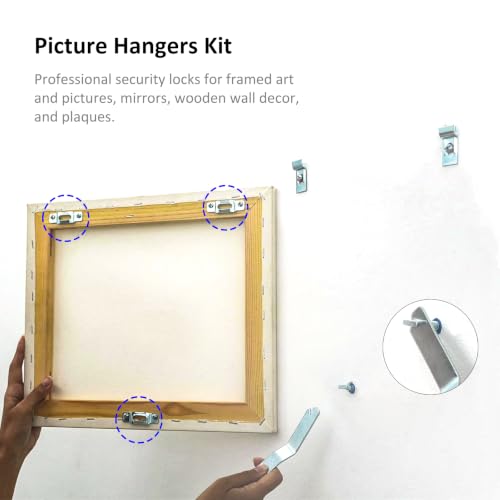 Kit antirrobo para marcos y espejos grandes en la decoración del hogar 5