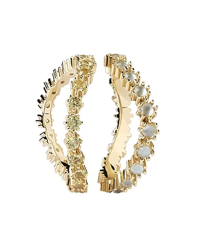 Bague Kara PDPaola en nacre et argent plaqué or pour vos soirées chic