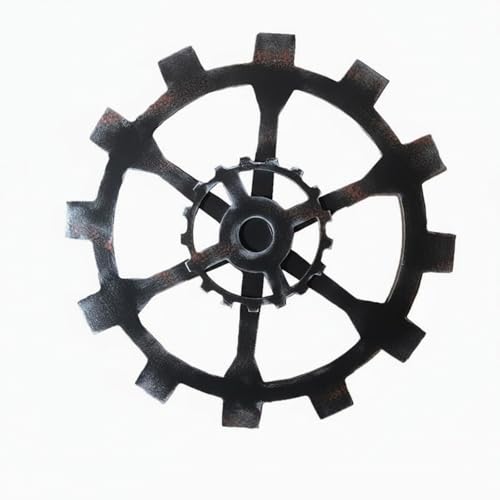 Horloge murale engrenages pour habiller un mur blanc de bureau style industriel