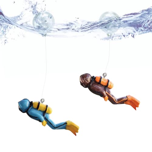 Image of Aquarium Ornament, 2 Pcs Fish Tank Decorations Floating Decor Octopus with Floating Device,Cute Fish Tank Accessories for All Kinds of Simulated Underwater World