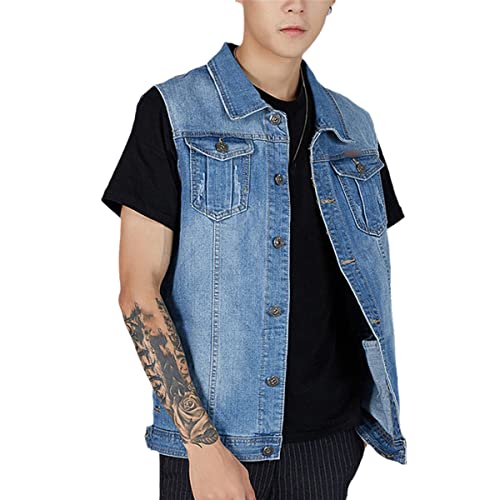 Veste en jean femme grande taille bleu stretch tendance 5XL